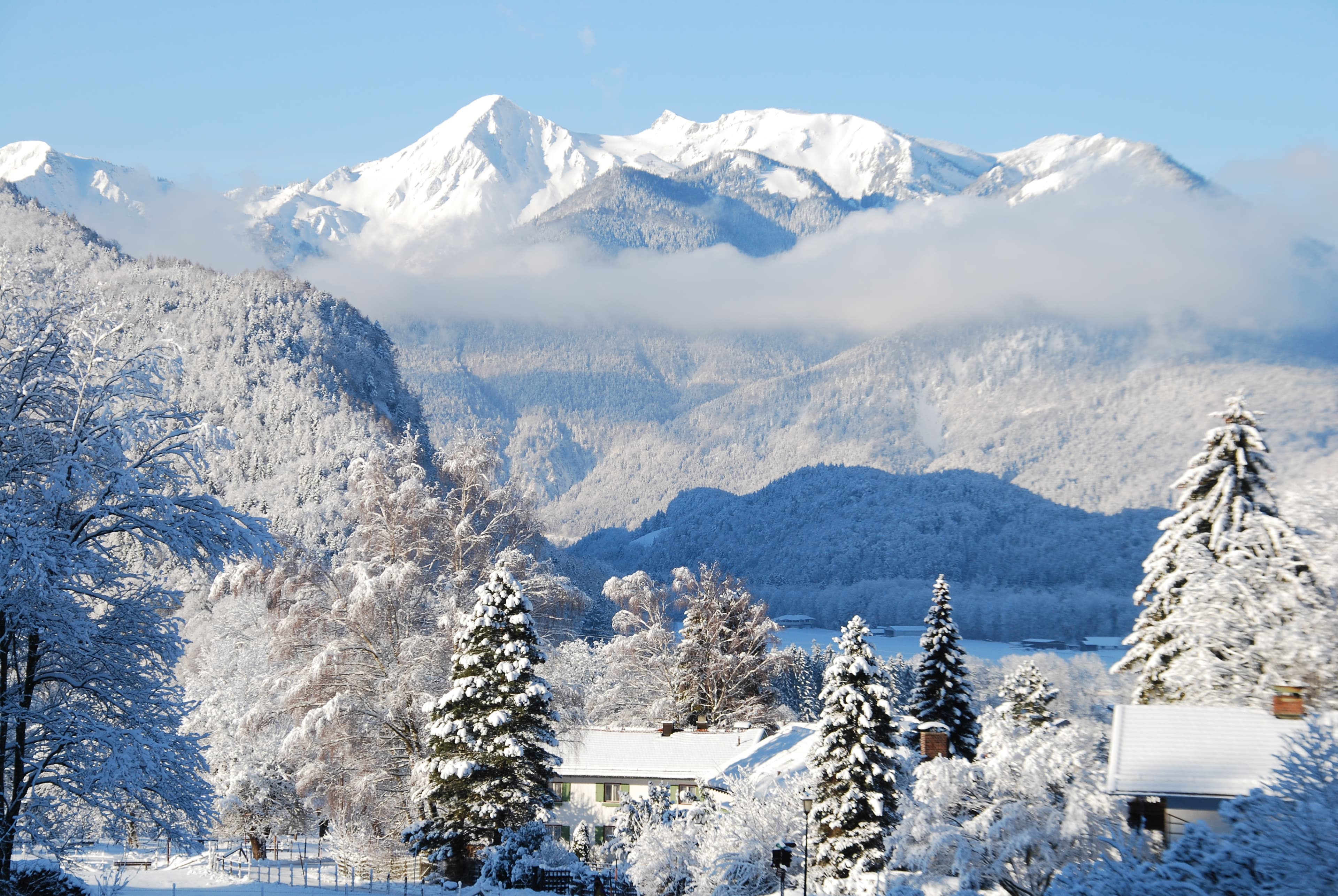 Winterurlaub inmitten der Chiemgauer Alpen